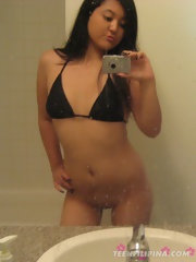 Adorable filipina gf sent in these nude mirror pics